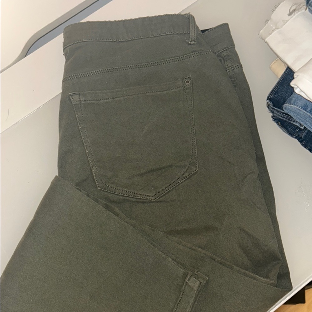 Olive Skinny Jeans for Women